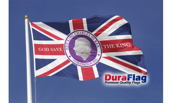 SOLD OUT-DuraFlag® King Charles III Coronation Flag- Style B
